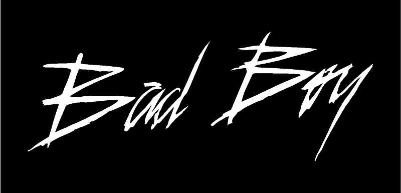BAD BOY Vinyl Decal 8" x 3" (11 Colors)