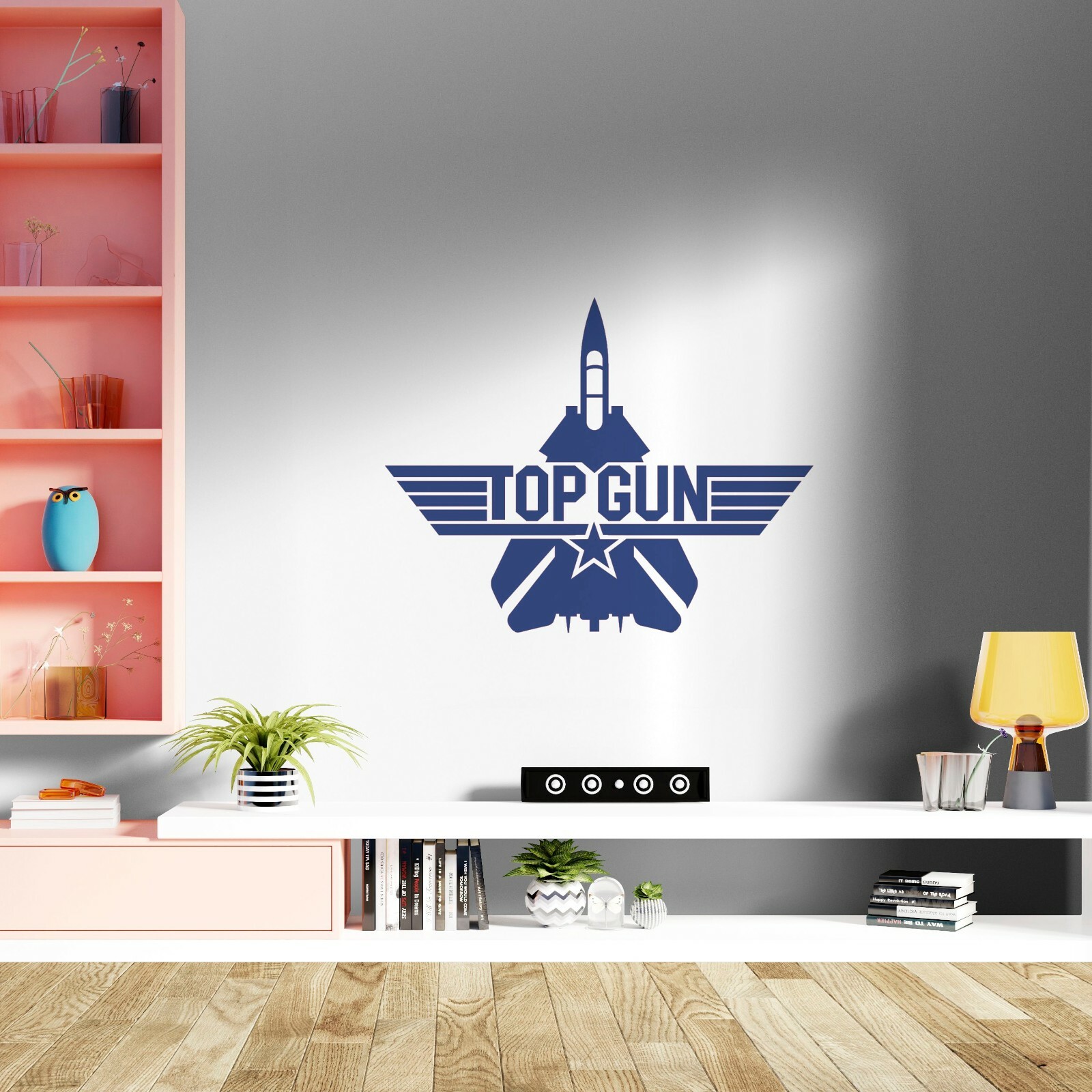 Living Room Bedroom Top Gun Movie Decor Northrop F-5 E Tiger II Home Wall Decal