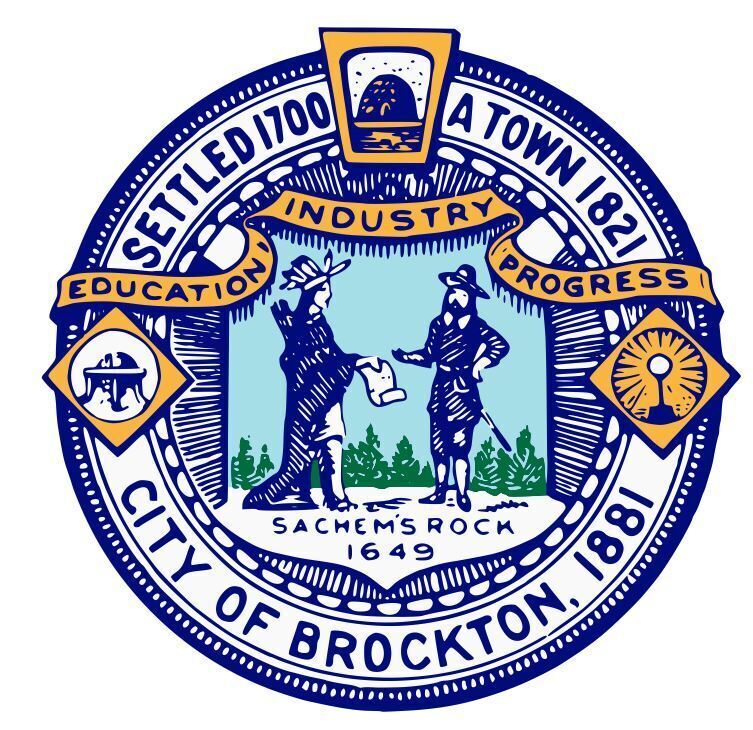 Brockton Massachusetts Sticker Decal R7491