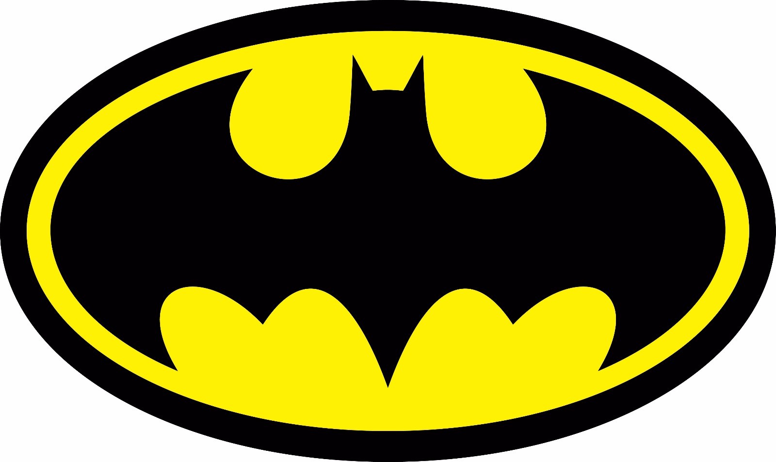 Diecut Vinyl BATMAN LOGO Decal Sticker Comic Dark Knight Colored