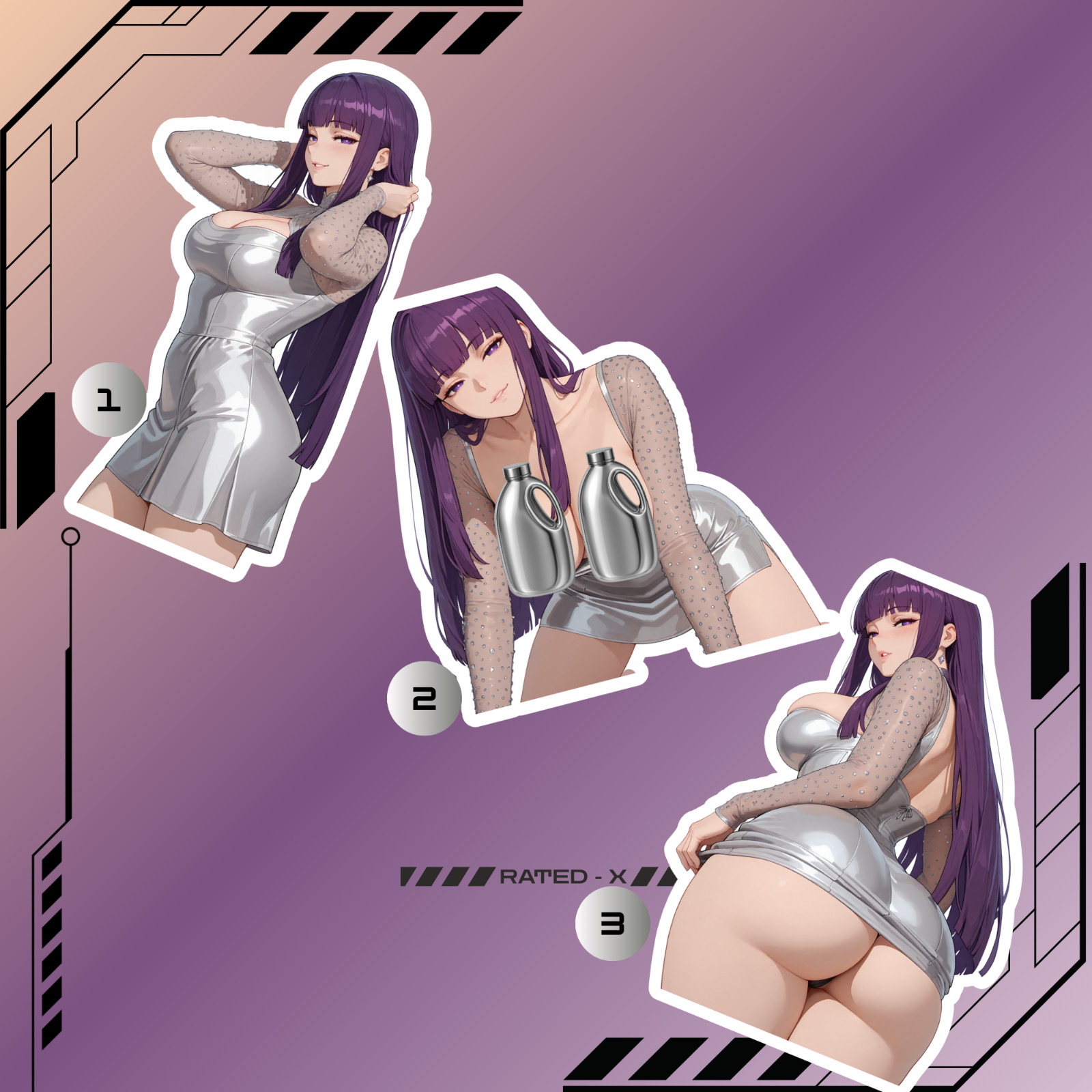 Frieren | Anime Girl Waifu Sticker Decal