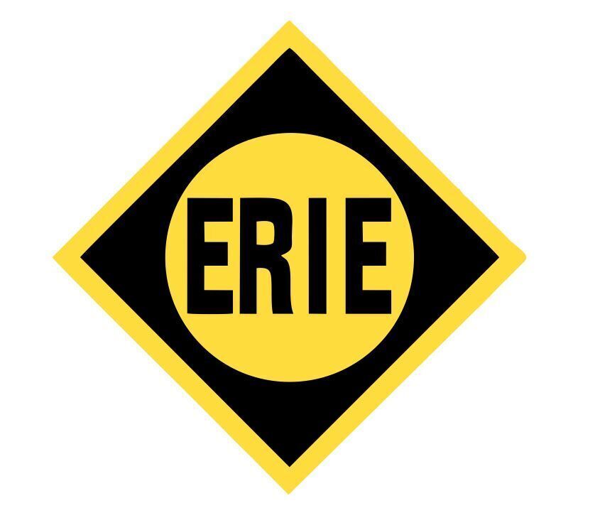 Erie Railroad Railway Train Sticker Decal R7270