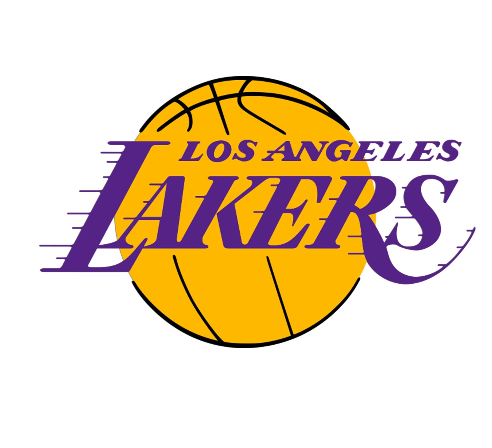 Los Angeles Lakers Wall Decal – NBA Series – Wall Decal for Room Decorations