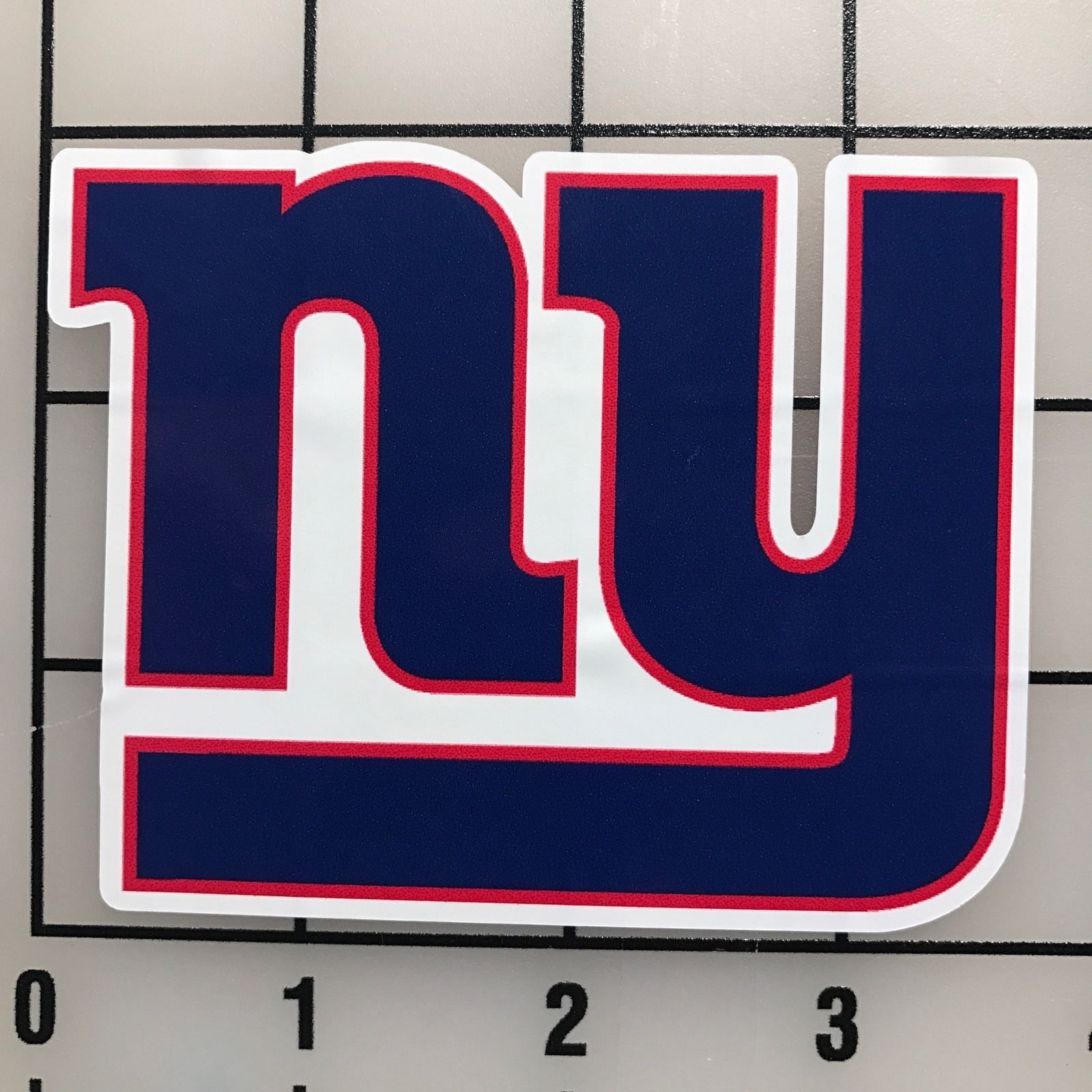 New York Giants 3.5" Wide Multi-Color VInyl Decal Sticker – BOGO