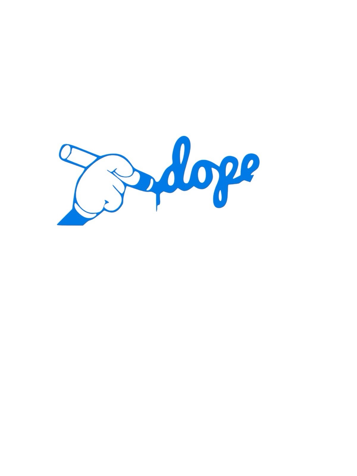 JDM Dope hand vinyl decal for most smooth surface's car, truck, laptop