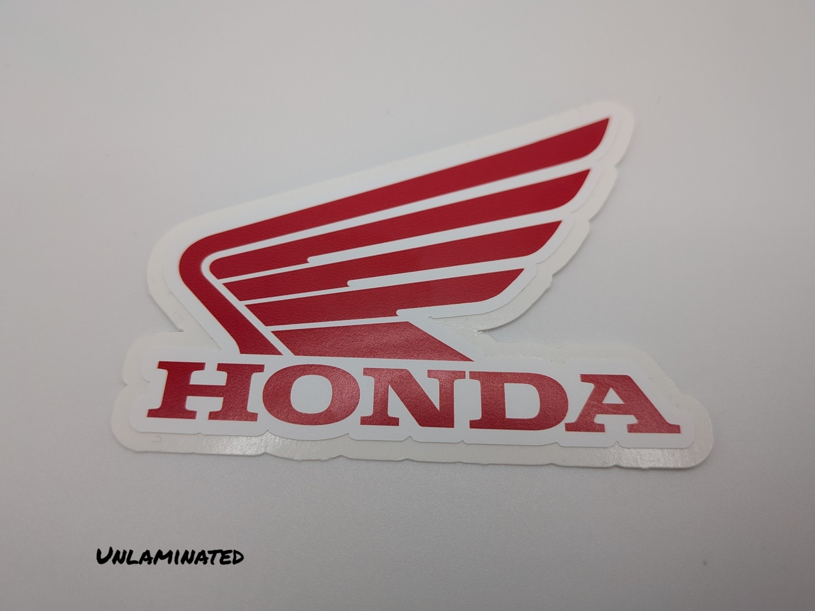 Honda Logo Vinyl Sticker – Waterproof & UV-Resistant, Custom Size Options