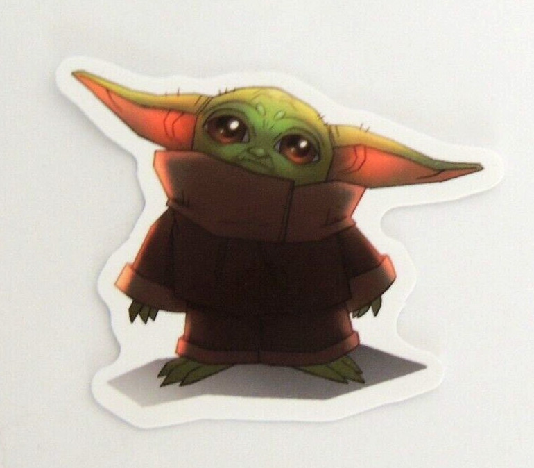 Baby Yoda Sticker Lot Grogu Mandalorian Star Wars Cute!