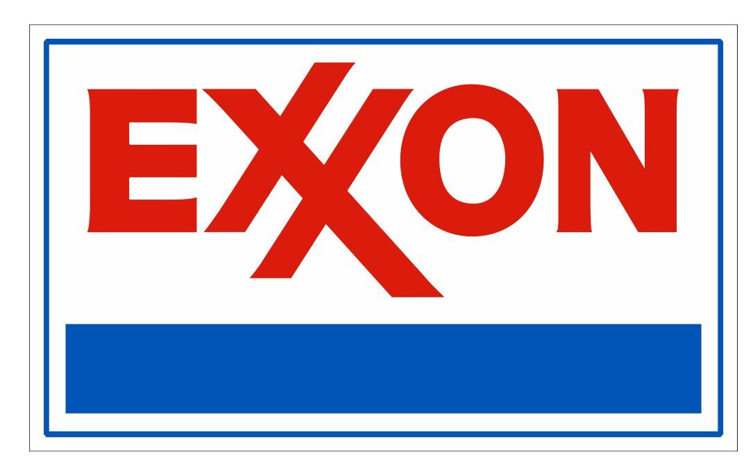 Exxon Oil Exxon Gasoline Sticker Decal R34