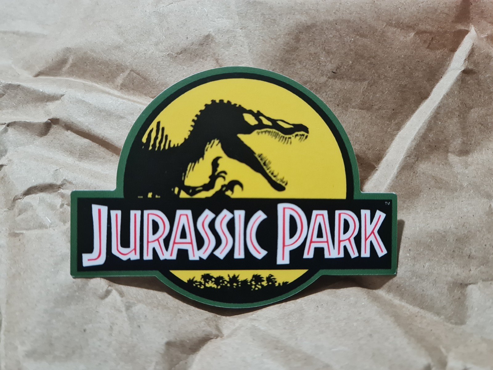 Jurassic park sticker Custom Spino logo, Christmas, Sparky, Electrician T-Rex