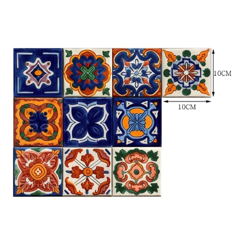 Refresh Your Interior with 20pcs Mexican for TILE Decals for Walls and Furniture