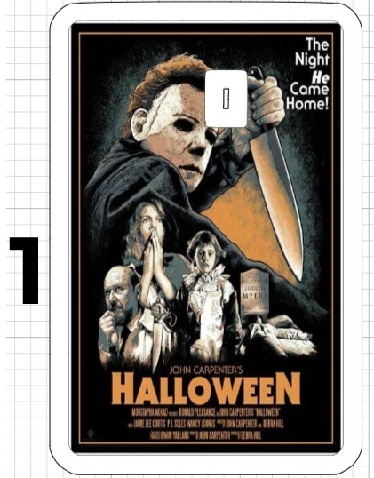 Michael Myers Halloween Movie Poster 1 Credit Debit Card ATM Skin Sticker Horror