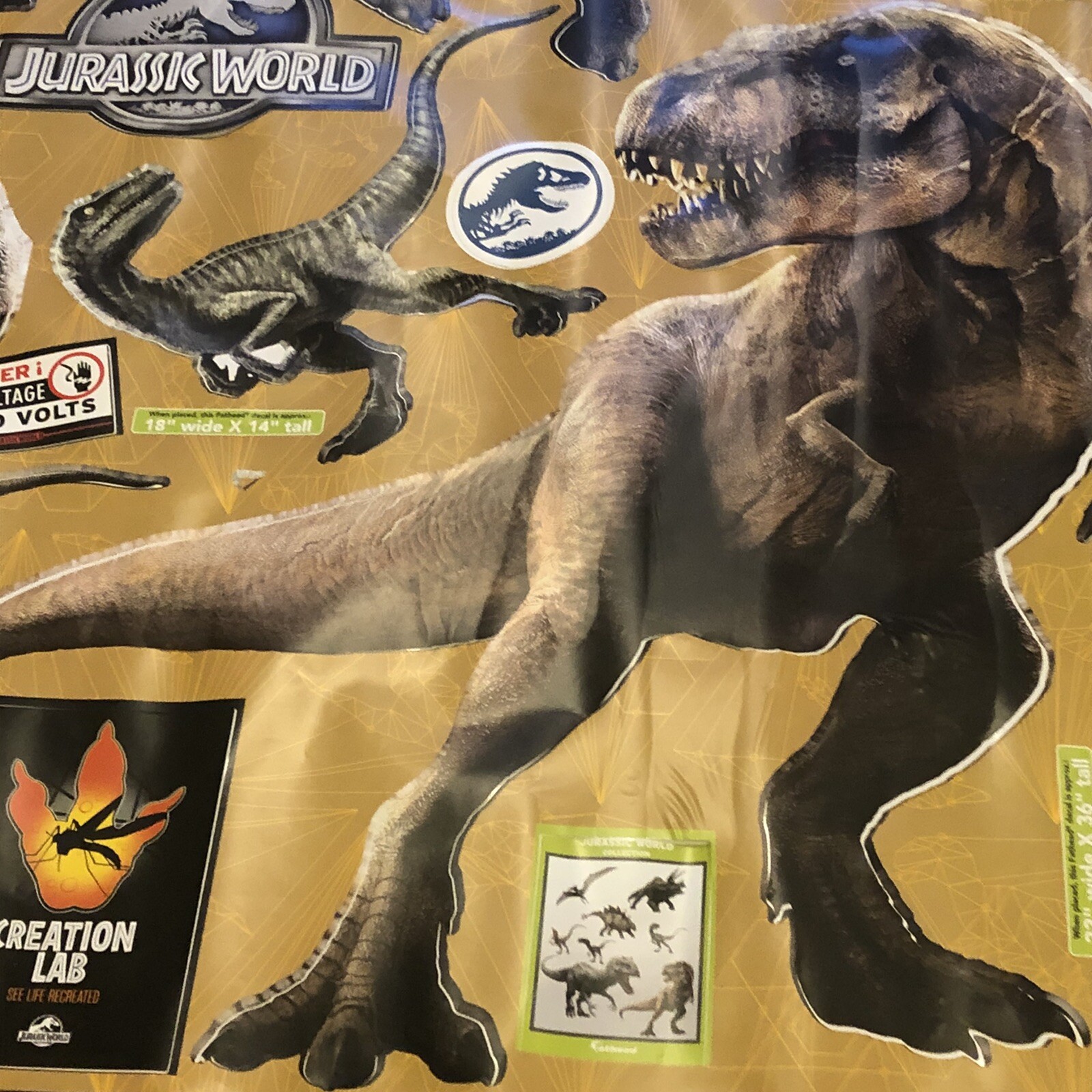 Fathead Jurassic World Large Dinosaur Wall Decals Stickers Discontinued