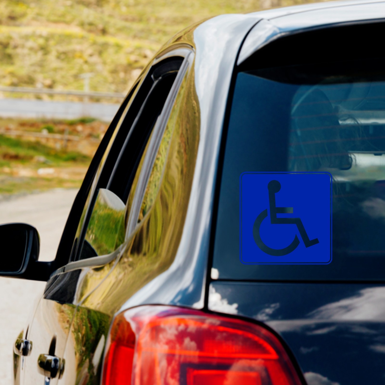 Handicap Handicapped Vinyl Decal Sticker Car Truck Window Sign Sticker