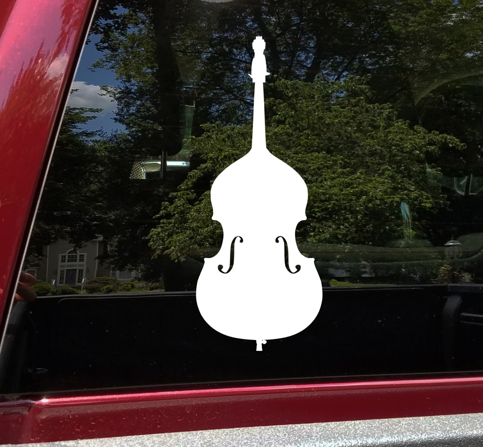 DOUBLE BASS – Vinyl Decal Sticker – Upright Bass Bluegrass Jazz *FREE SHIPPING
