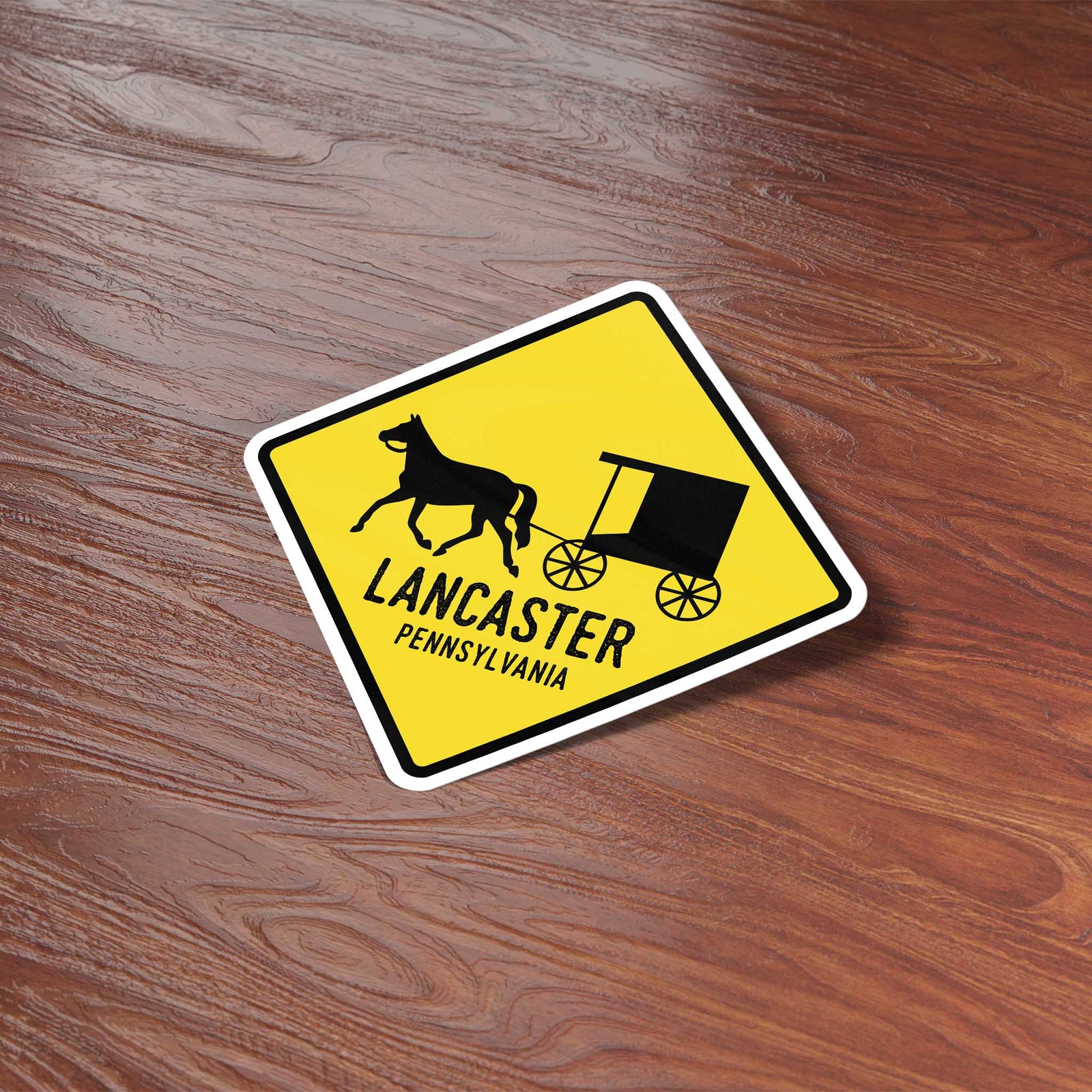 Amish Horse and Buggy Lancaster Pennsylvania Sticker