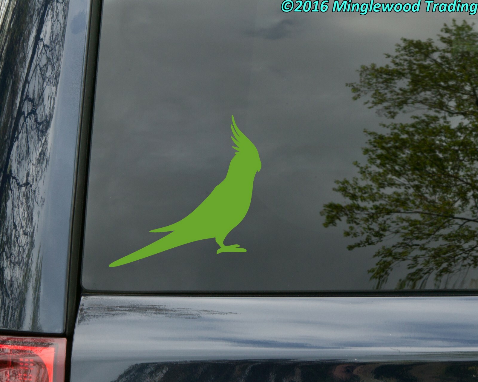 COCKATIEL Vinyl Sticker – Tropical Pet Bird – Cockatoo Parrot – Die Cut Decal