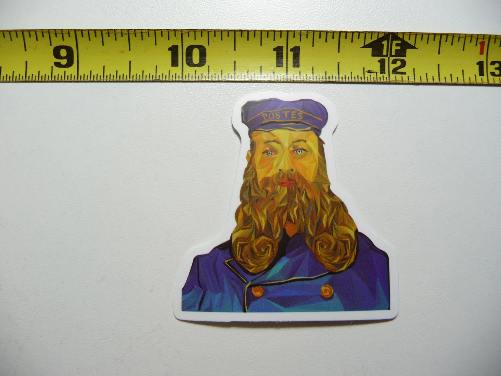 VAN GOGH SHIP THE MAILMAN SMALL STICKER DECAL PAINTING ARTWORK MUSEUM ART