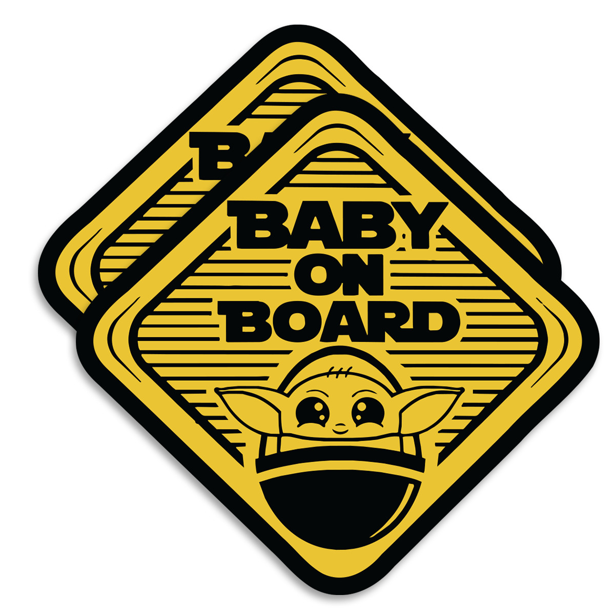 Baby On Board 5" x 5" Sticker Vinyl Decal