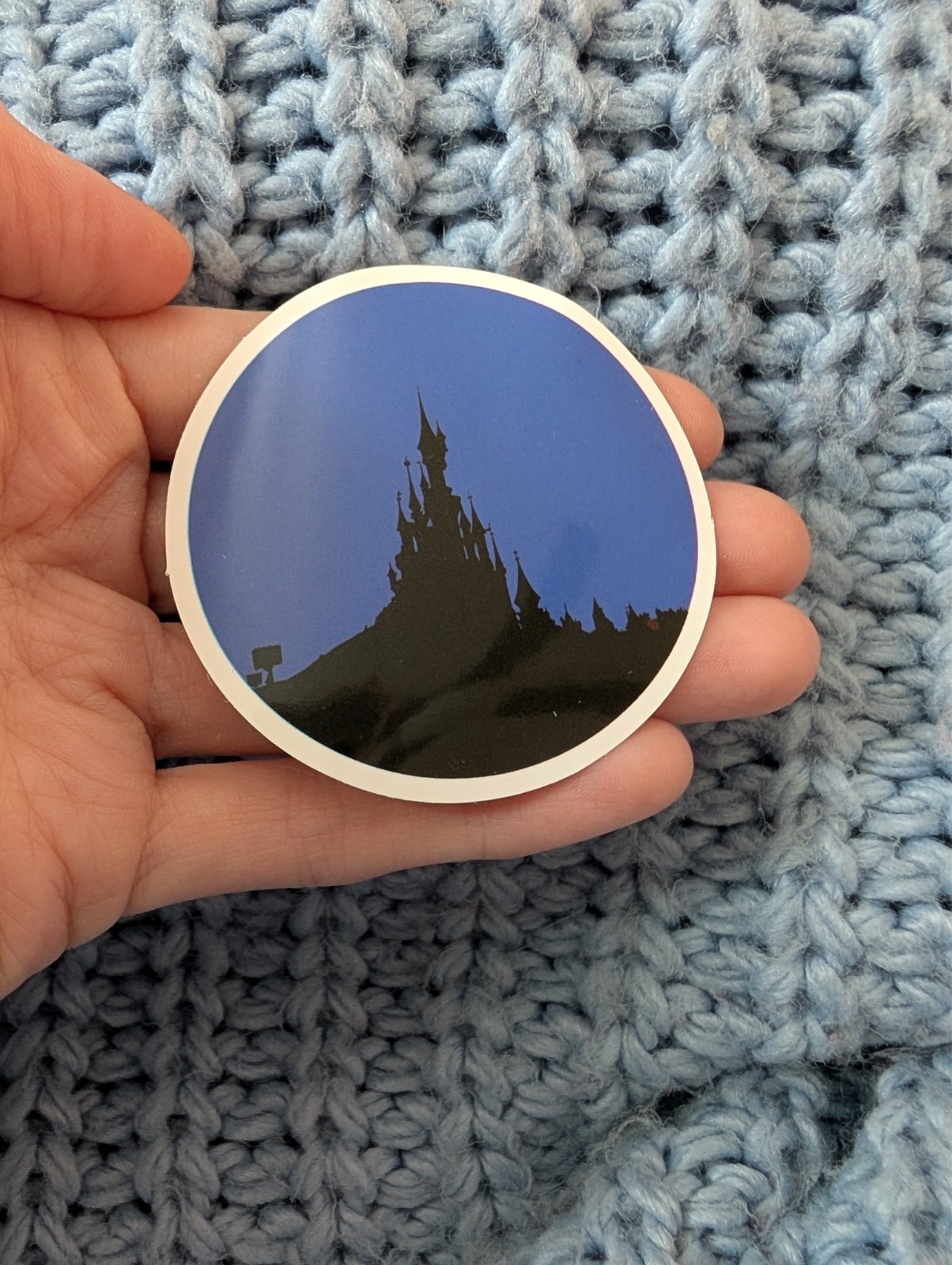Disney parks, Disneyland, Disneyworld, Castle, Cinderella, Vinyl Sticker