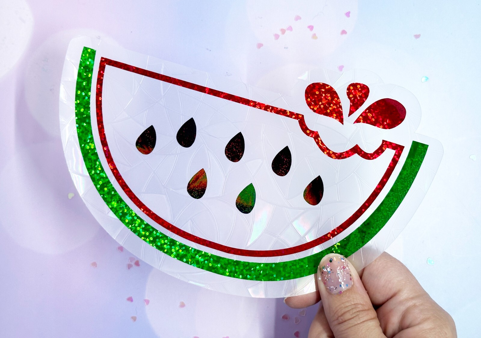 Watermelon Sticker Window Cling Suncatcher Decal Rainbow Maker Prism