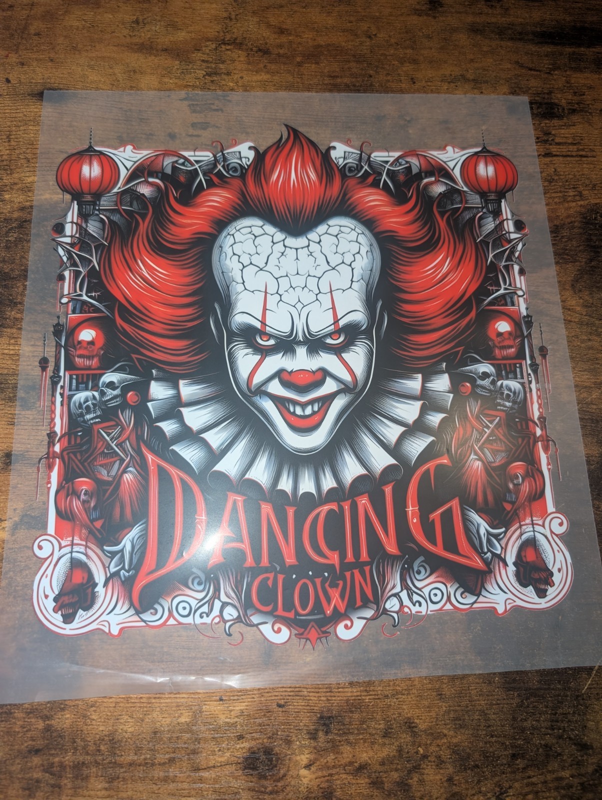 Halloween Horror Self-Adhesive Vinyl Decal Lot Beetlejuice Pennywise Chucky