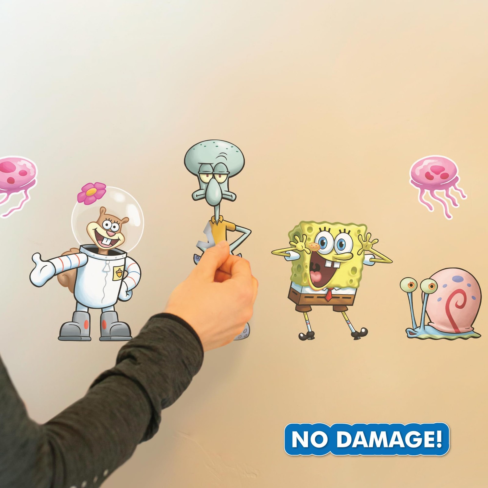 Spongebob Squarepants Wall Decals – Patrick Star, Squidward, Mr. Krabs, Gary,…