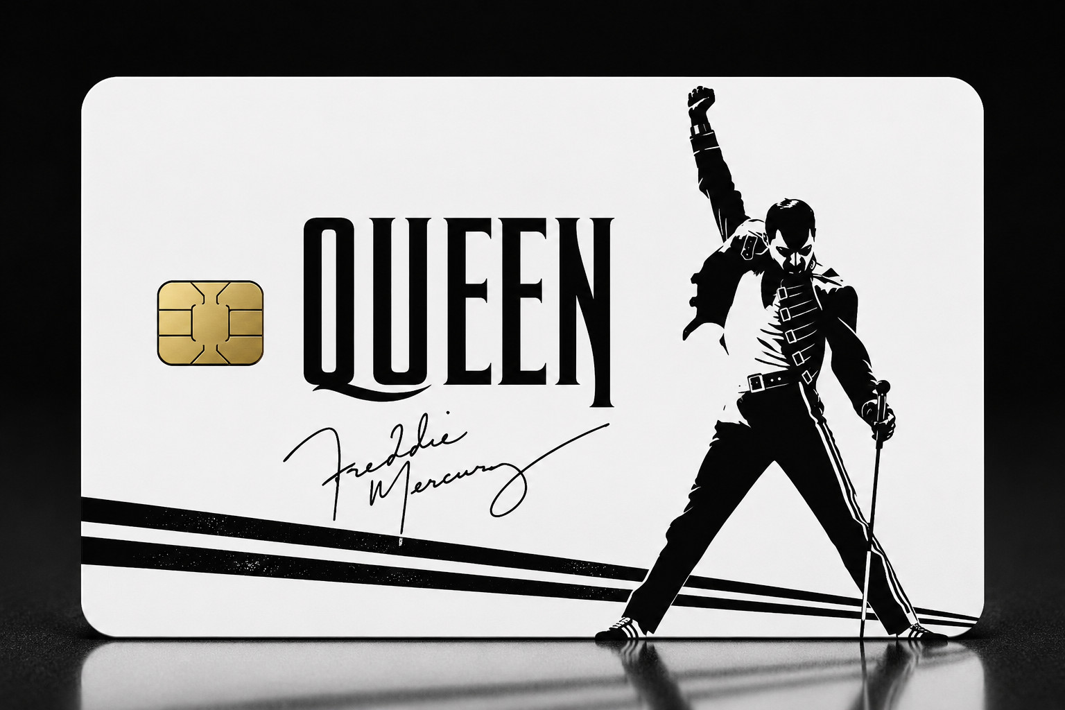 Queen Freddie Mercury Credit Card Skin Rock Debit Card Vinyl Sticker