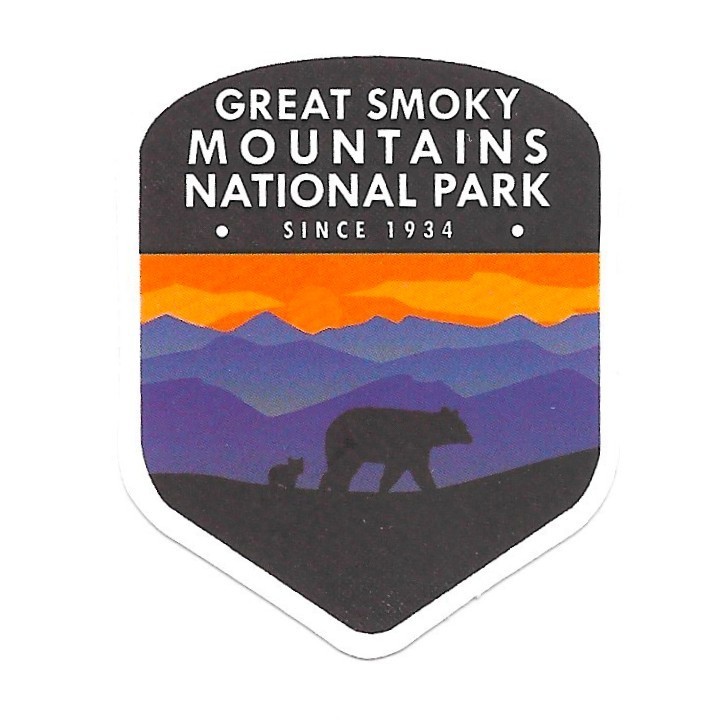Great Smoky Mountains Sticker National Park Vinyl Decal Scrapbook Journal Nature