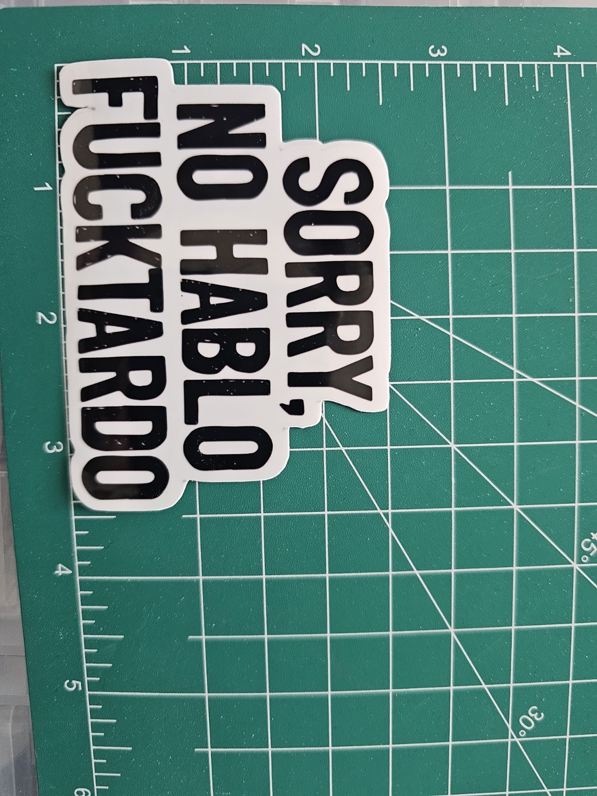 Sorry, No Hablo ….. Sticker