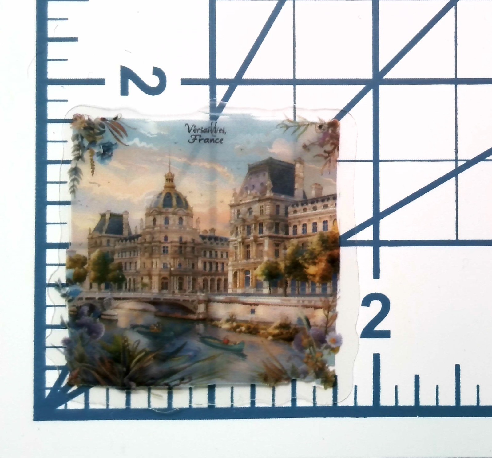 France Versailles Royal Palace Die Cut Clear European Vinyl Sticker Decal