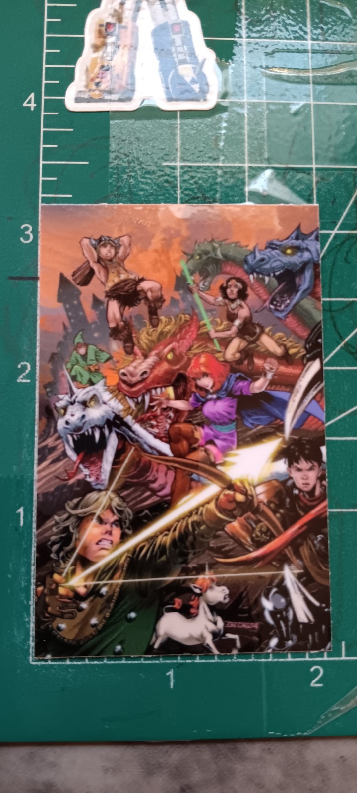 DUNGEONS AND DRAGONS STICKER X VYNIL HIGH-GLOSS STICKER X 3X2 INCHES STICKER X
