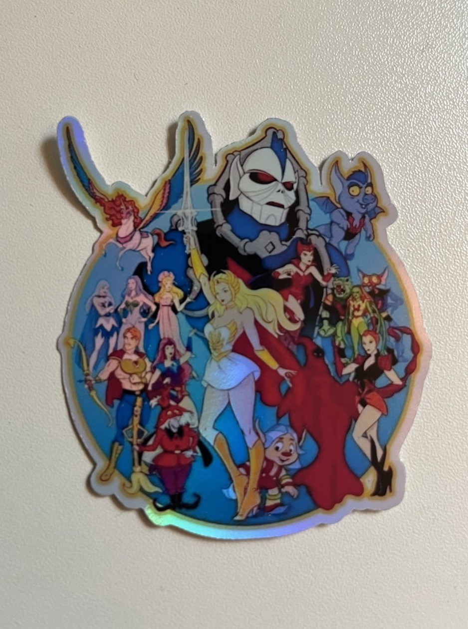 She-Ra 3 Inch Waterproof Holographic Vinyl Sticker