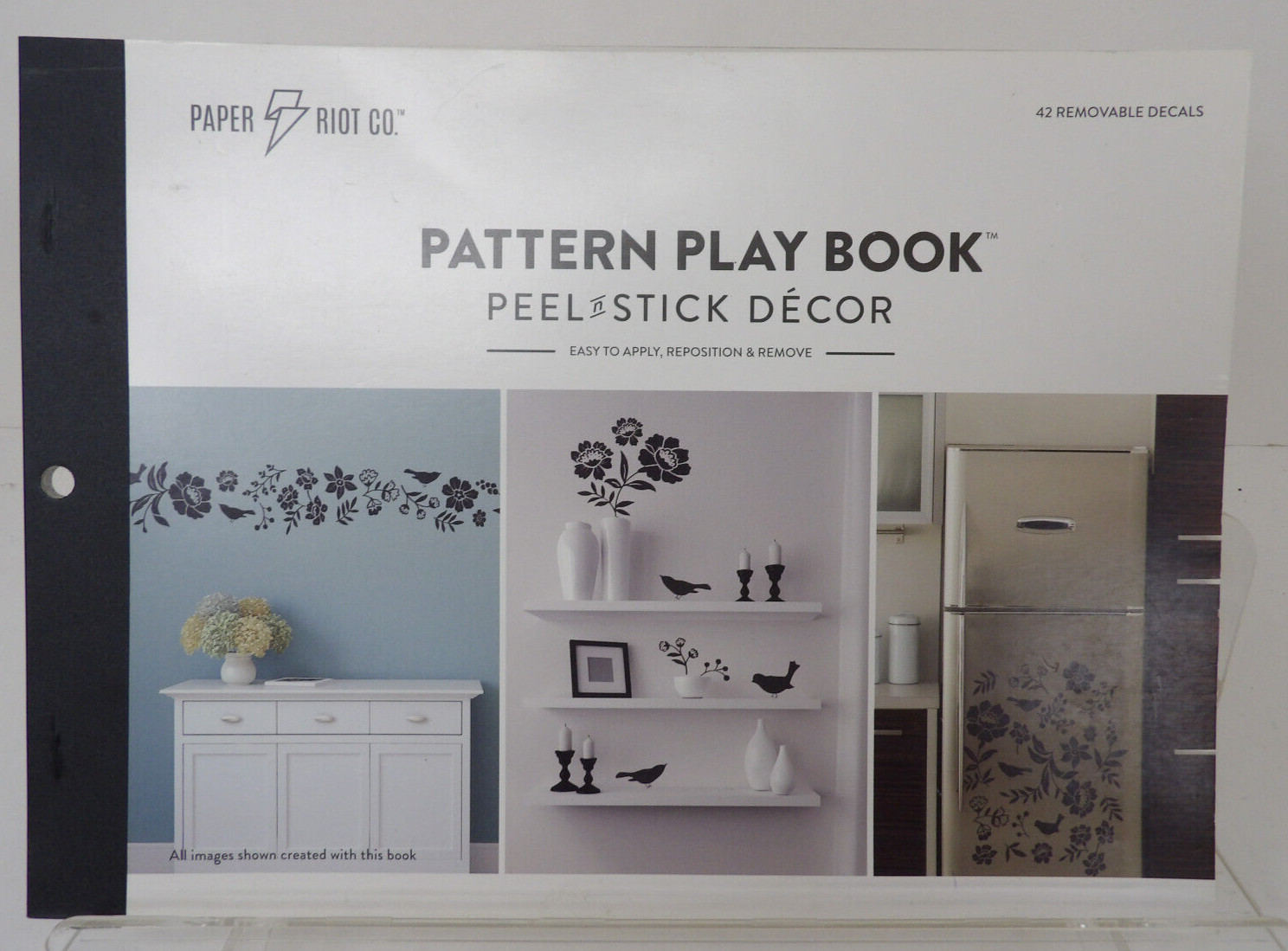 Pattern Play Book by Paper Riot Co 42 Removable Decals 112658 Peel & Stick Decor