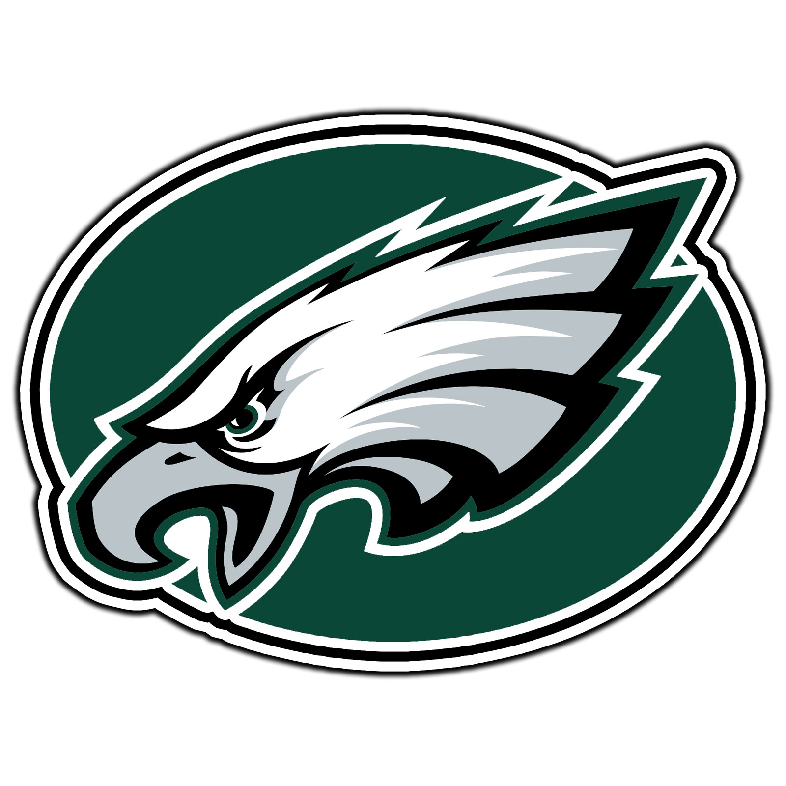 Philadelphia Eagles Logo #9 Football Sticker Waterproof Vinyl Decal Die-Cut Car