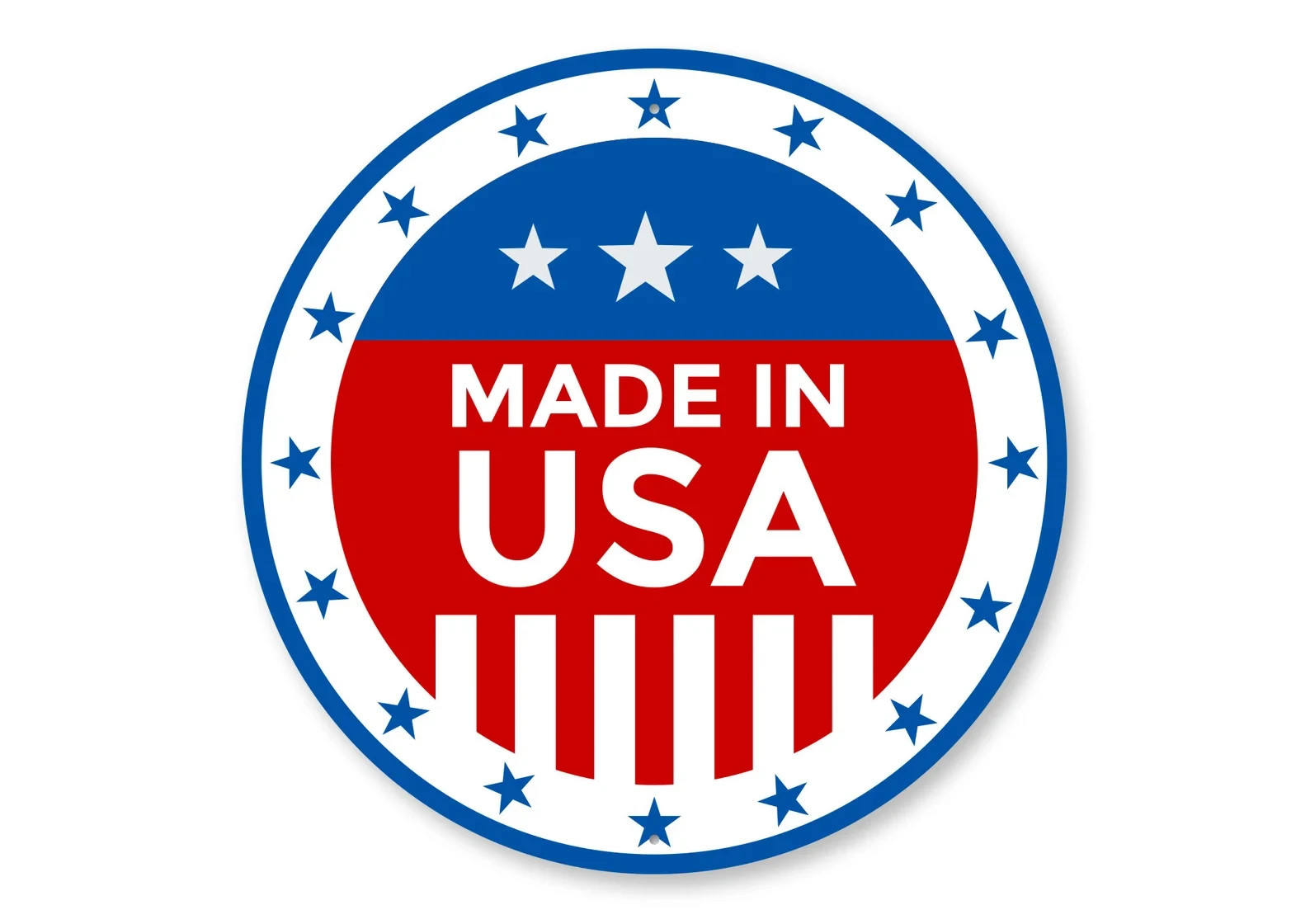 made in the USA sticker weatherproof bumper vinyl decal
