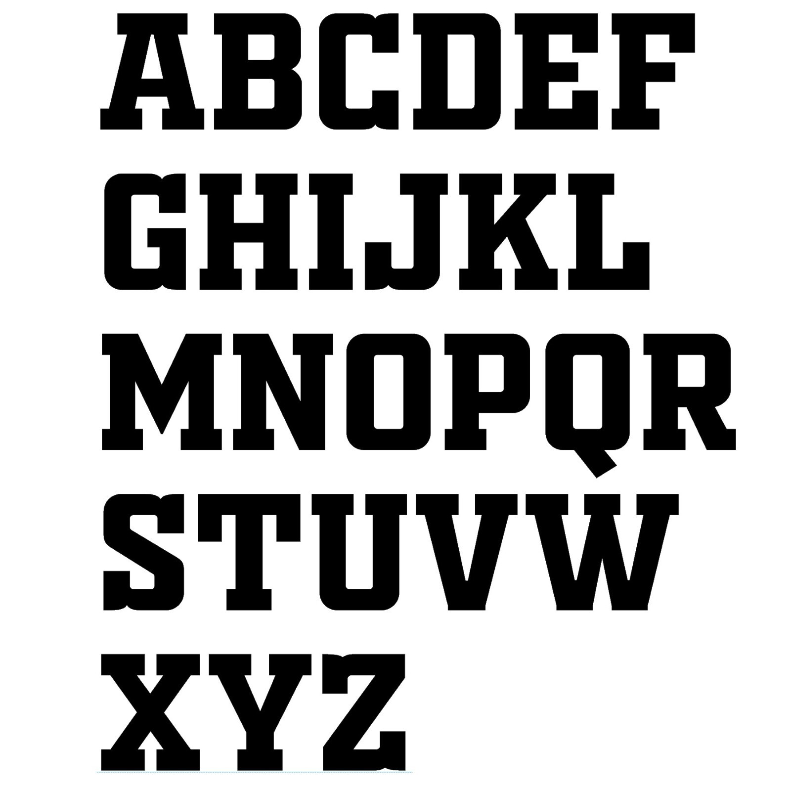 Permanent Vinyl Numbers or Letters Self Adhesive – 6in height – Address