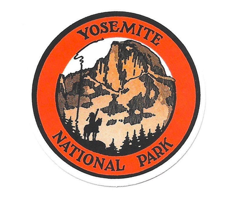 Yosemite National Park Sticker Vinyl Die Cut Scrapbook Journal Travel Laptop