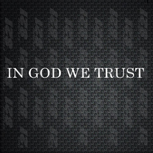IN GOD WE TRUST 1" x 13" MEDIUM YETI CUP Car Window Vinyl Decal Sticker