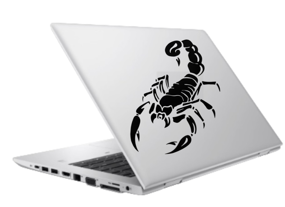 Scorpion, Scorpion, Alacran, Sticker, Decal Vinyl For Laptop, Helmet, Guitar