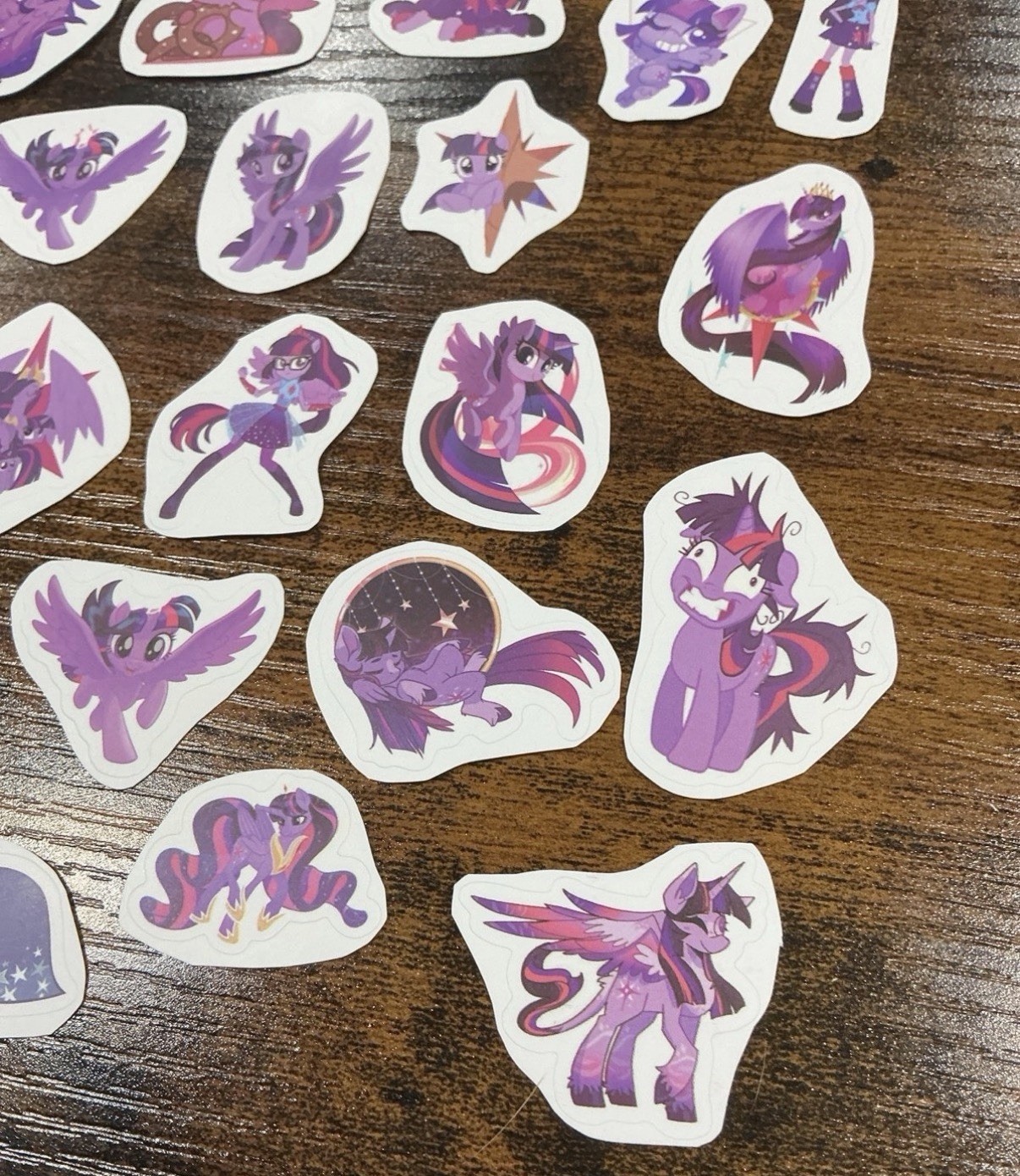 27 Twilight sparkle MLP My Little Pony die cut vinyl Sticker lot bundle hasbro