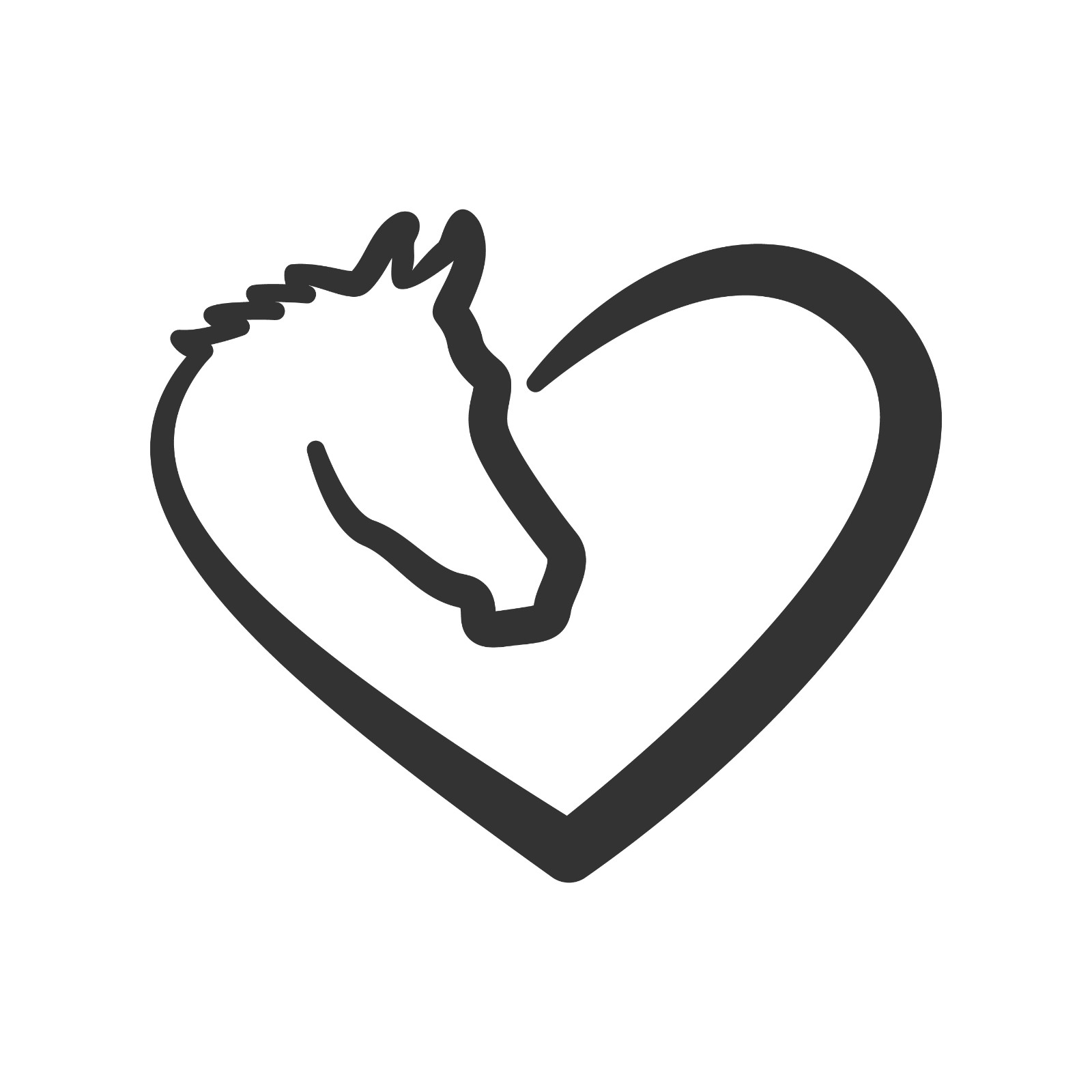 Vinyl Decal Car Truck Stanley Cup Sticker Cowgirls – Horse Love Heart V3