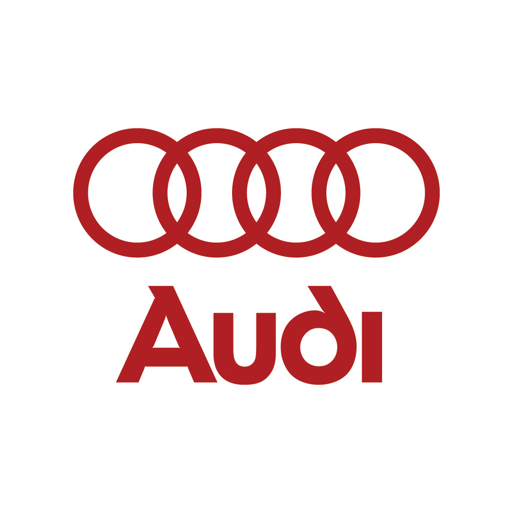 Audi Logo Multicolor die cut decal Made in USA 6+yr outdoor