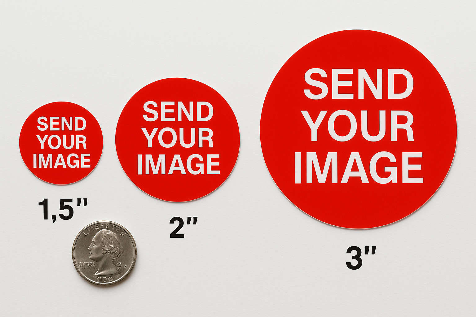 Custom Printed Stickers – Your Text or Image – Glossy/Matte – Multiple Sizes