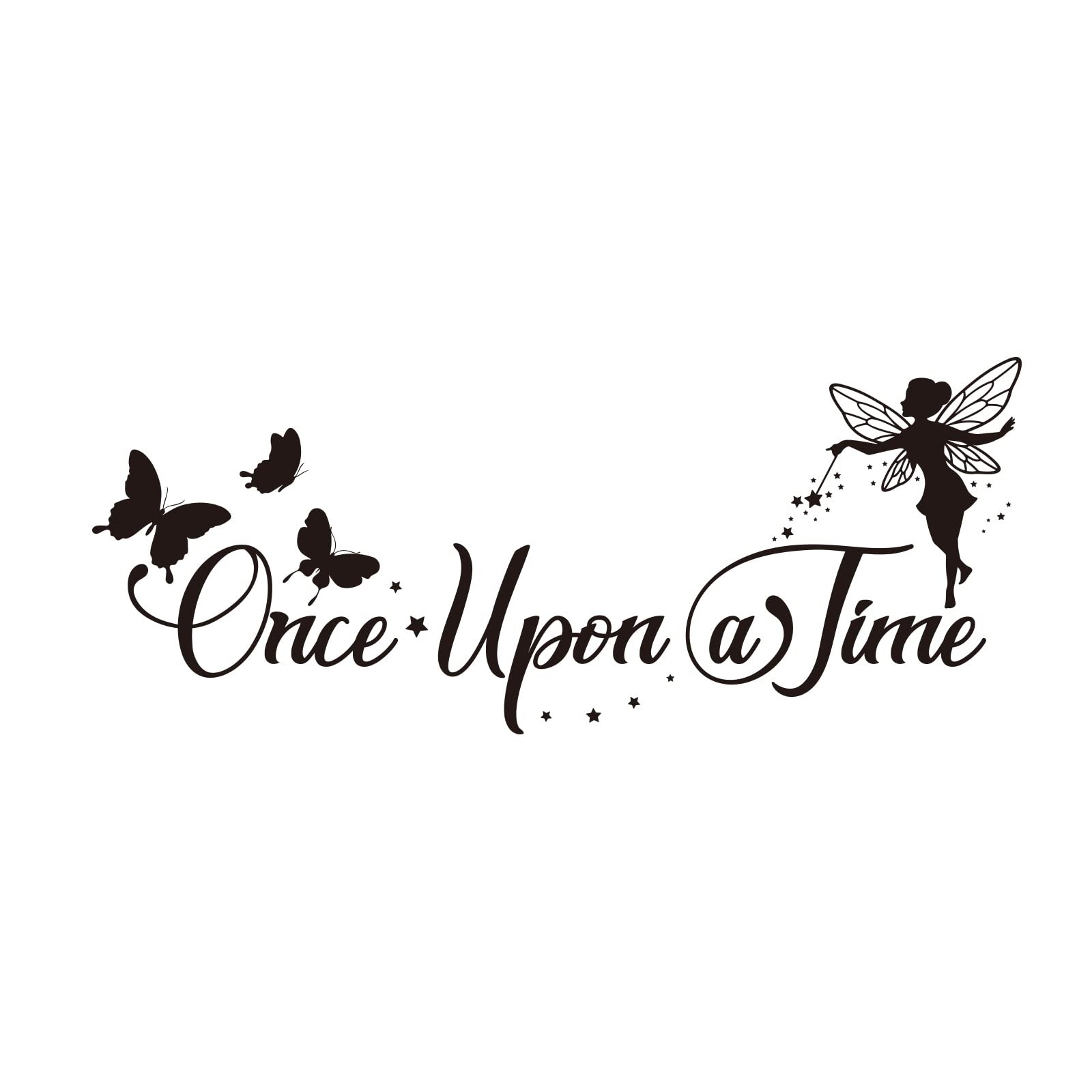 Fairy Tales Wall Sticker Once Upon a Time Wall Decals Peel and Stick Vinyl Ar…
