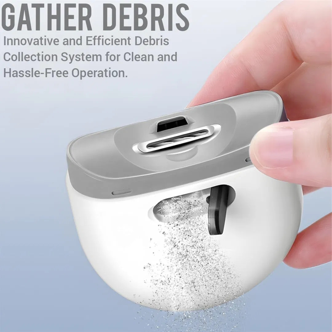 Electric Nail Clipper Trimmer Safety Thick Nails Manicure Pedicure USB Adults