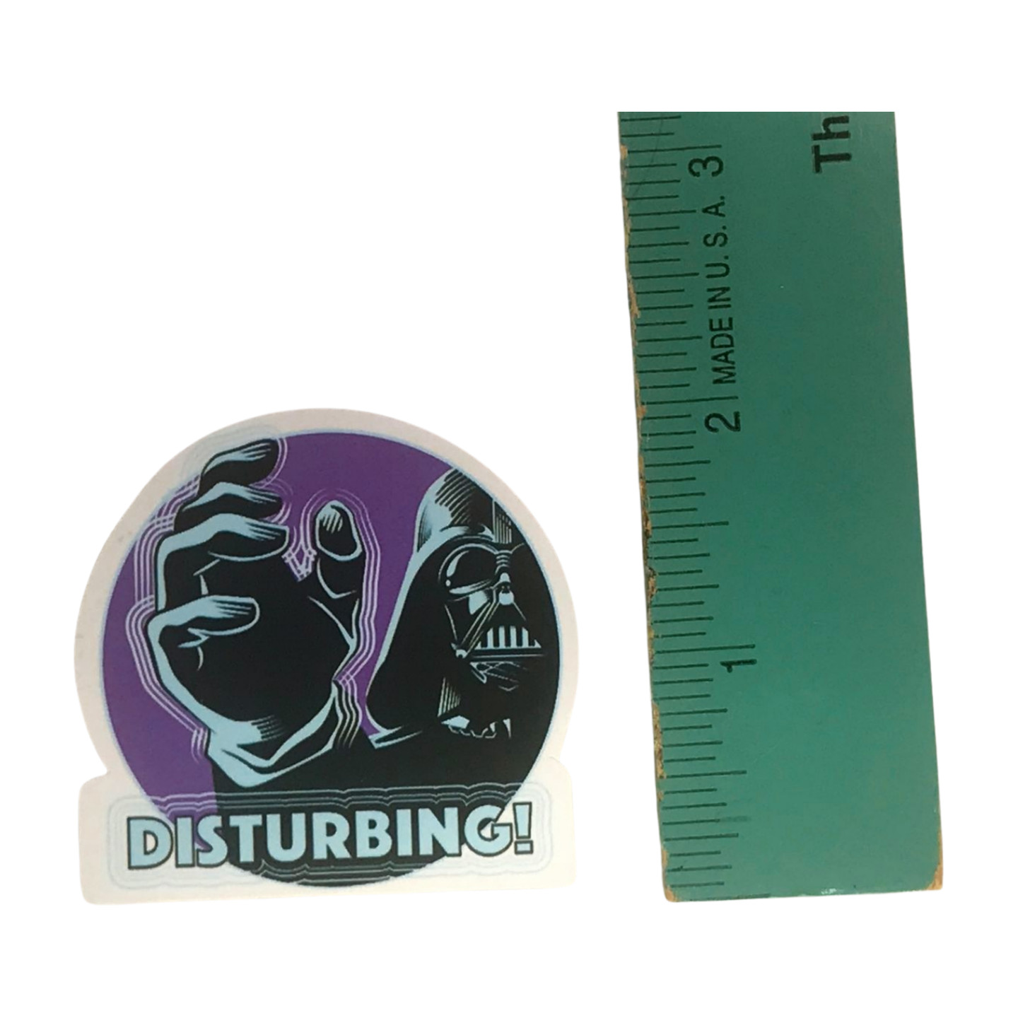 Darth Vader 'Disturbing!' Sticker
