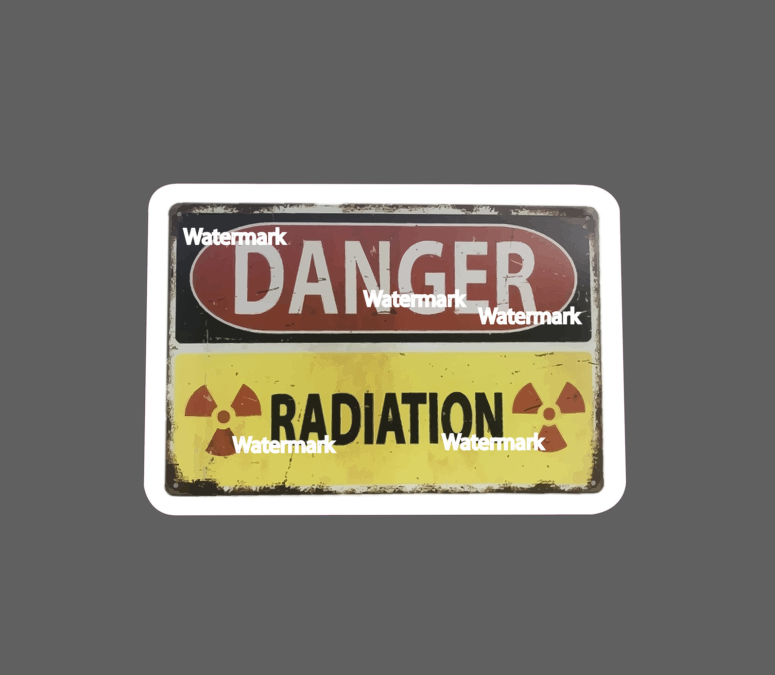 Danger Radiation Sticker Retro Waterproof – Buy Any 4 For $1.75 EACH Storewide!