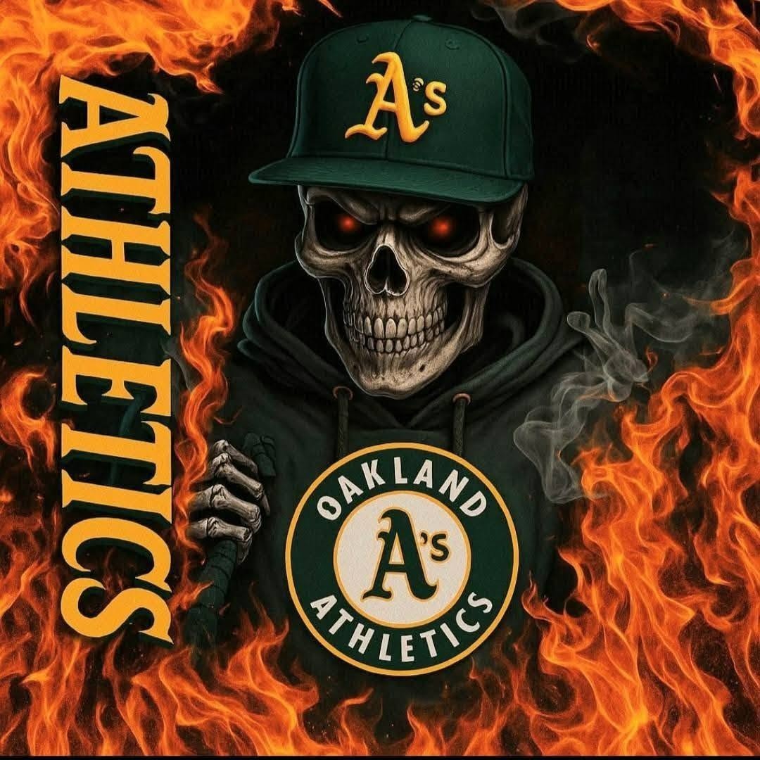 Athletics Skull Fan Sticker Decal Laptop Wall Mirror Cup Tumblr Locker Bin