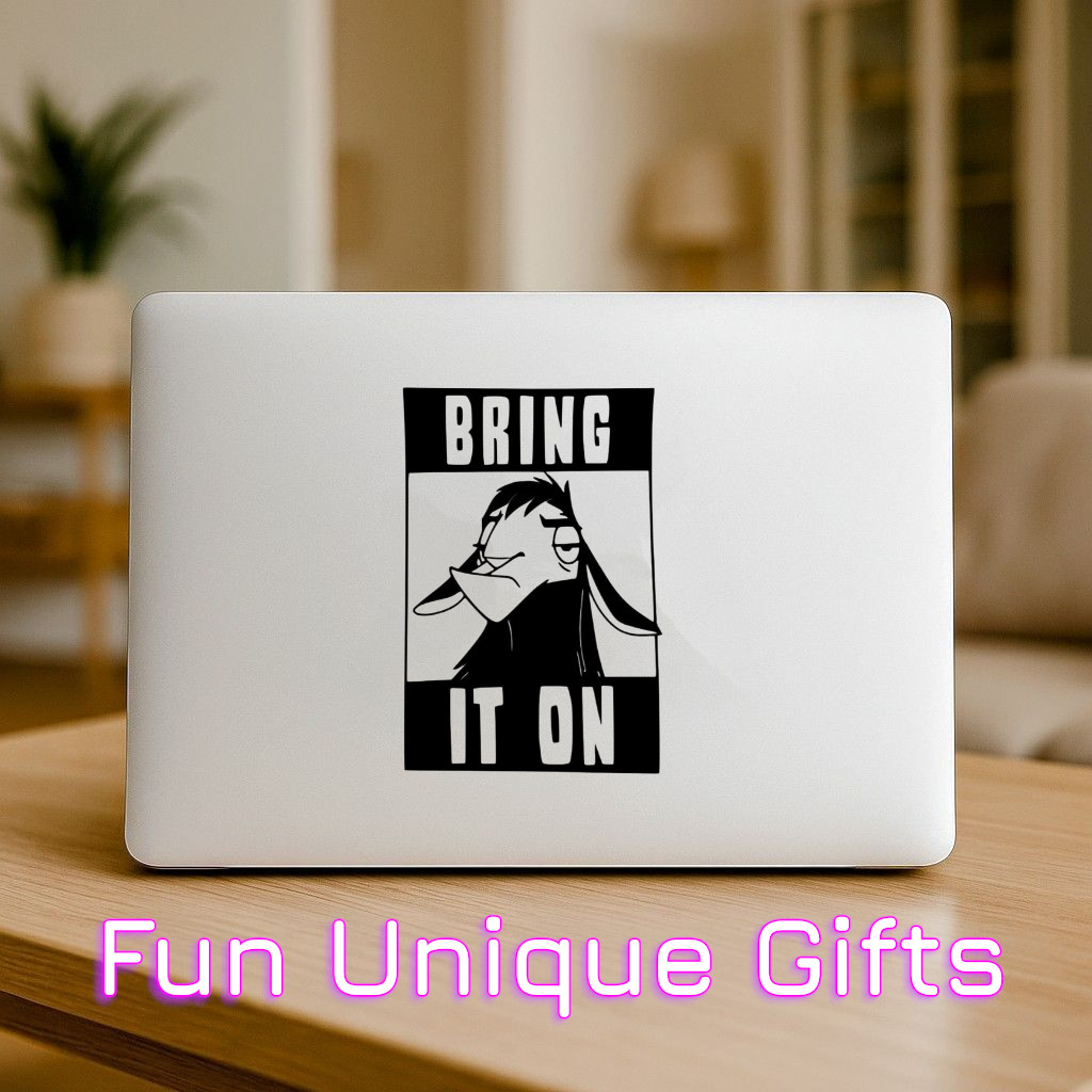 Kuzco Llama Bring It On Vinyl Decal Sticker -Multiple Colors & Sizes- SHIPS FREE