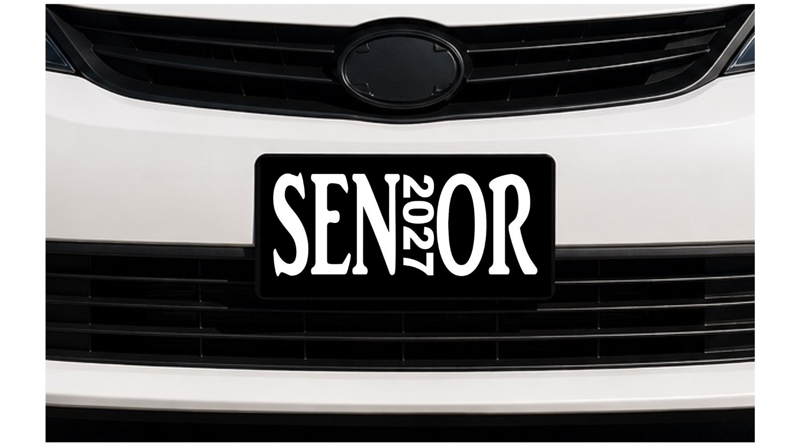 Senior Class of 2027 License Plate for Car
